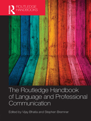 cover image of The Routledge Handbook of Language and Professional Communication